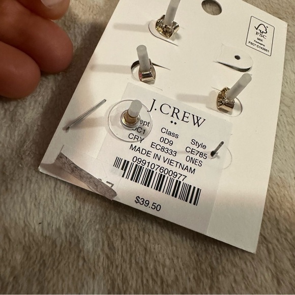 J crew Hanukkah stud earrings set-of-three - Picture 3 of 3